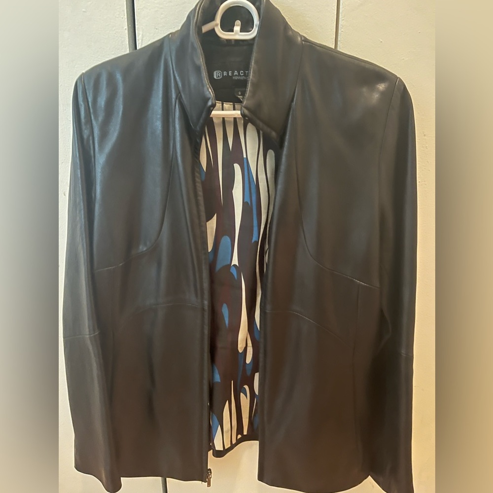 Leather Reaction brand jacket with detailed inside